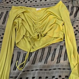 Garage neon green long sleeve
